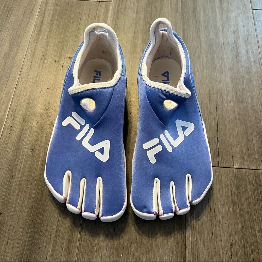 FILA Skele-Toes Perwinkle Blue Barefoot Water Shoes | Womens 8